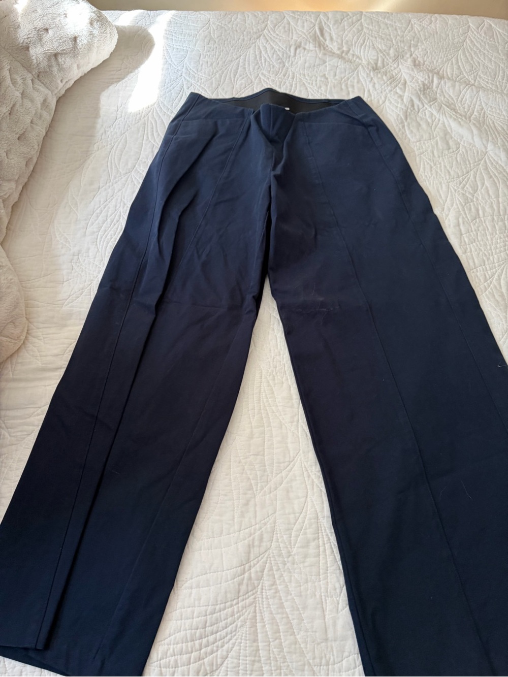 Old Navy Wide Leg Pants in Navy Blue